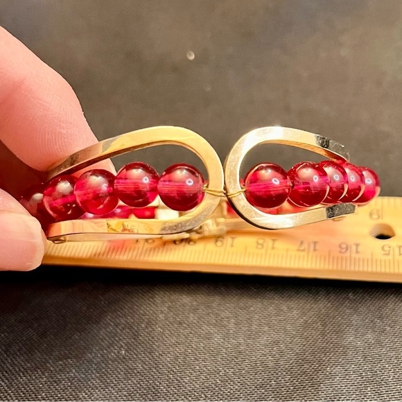 Beaded Hinged Bracelet VTG Handmade?Boho Hippie Hippy High Middle School Friends - Picture 6 of 12